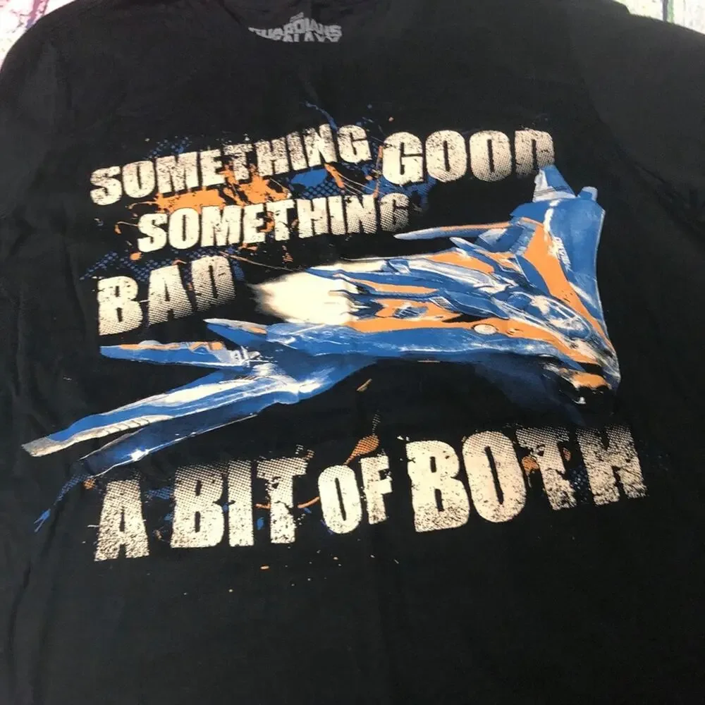 Marvel Guardians of the Galaxy Graphic T-Shirt Womens Small Black NYCC Exclusive - Picture 2 of 6